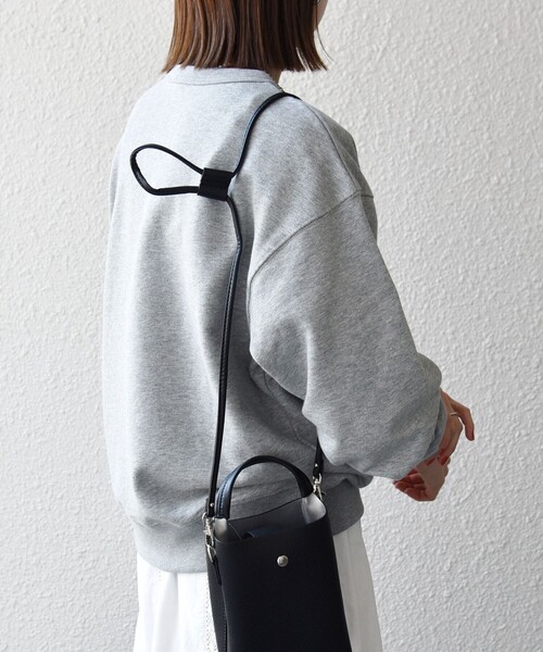 SHIPS any(シップス エニィ)の「【SHIPS any別注】THE KNiTS:〈洗濯機可能〉ロゴ プリント スウェット 26SS(スウェット・レディース・ライトグレー/ナチュラル・ONE SIZE)」の19枚目の写真