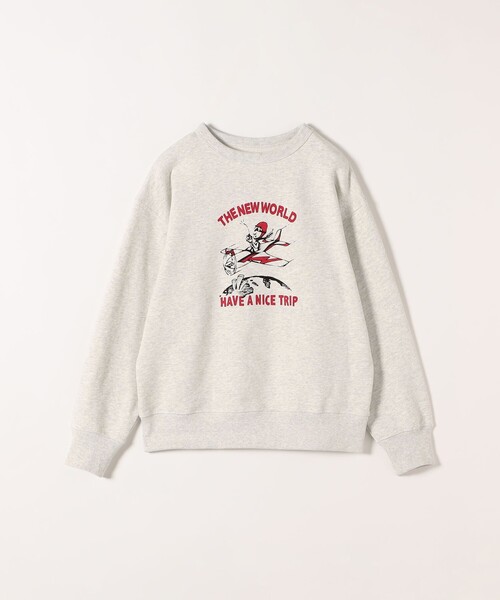 SHIPS any(シップス エニィ)の「【SHIPS any別注】THE KNiTS:〈洗濯機可能〉ロゴ プリント スウェット 26SS(スウェット・レディース・ライトグレー/ナチュラル・ONE SIZE)」の22枚目の写真