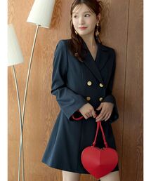 MERCURYDUO | 2WAYフィット＆フレアジャケットワンピース(ワンピース)