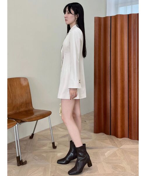 2WAYフィット＆フレアジャケットワンピース（ワンピース）｜MERCURYDUO