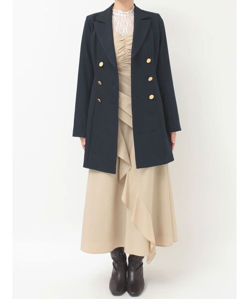 2WAYフィット＆フレアジャケットワンピース（ワンピース）｜MERCURYDUO