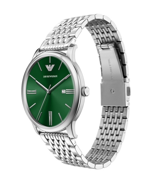 EMPORIO ARMANI(エンポリオアルマーニ)の「エンポリオ・アルマーニ 腕時計 メンズ アナログ ステンレス AR80087SET(アナログ腕時計・メンズ・シルバー・FREE)」の6枚目の写真