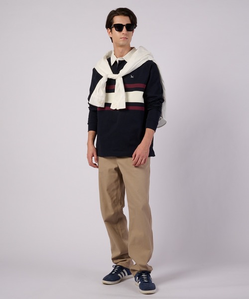 Eddie Bauer（エディーバウアー）の「パネル ラグビーシャツ（ポロシャツ・メンズ・エンジ/グリーン/ネイビー・XXL/XL/S/L/M）」の22枚目の写真