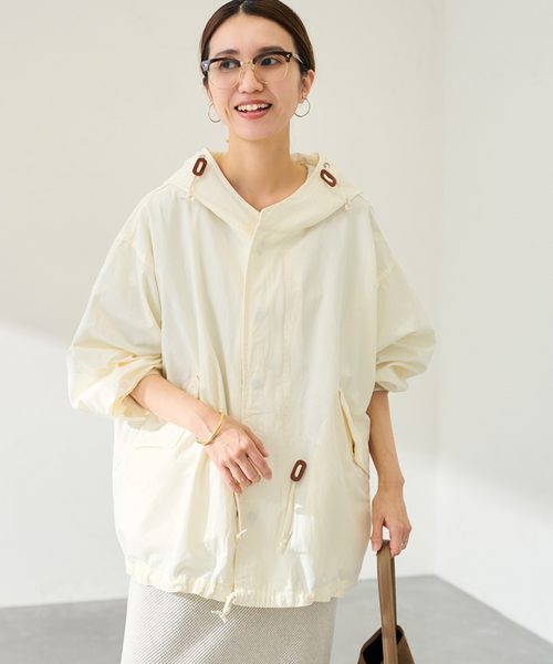 FRAMeWORK（フレームワーク）の「TOP KHAKI/トップカーキ M51ショートパーカー（ミリタリージャケット・レディース・ホワイト系その他/カーキ・FREE）」の5枚目の写真