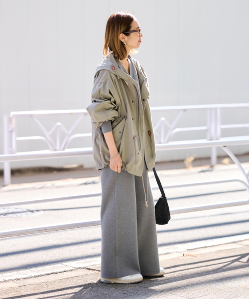 FRAMeWORK（フレームワーク）の「TOP KHAKI/トップカーキ M51ショートパーカー（ミリタリージャケット・レディース・ホワイト系その他/カーキ・FREE）」の14枚目の写真