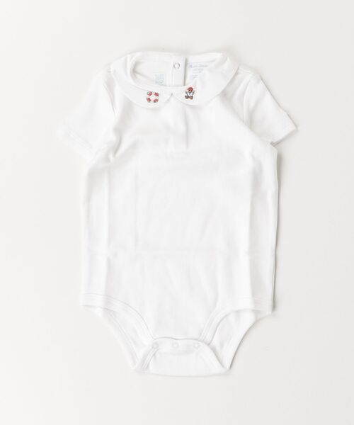 POLO RALPH LAUREN CHILDRENSWEAR(ポロ ラルフ ローレン チルドレンズウェア)の「Polo ベア コットン インターロック ボディスーツ(ロンパース・キッズ・ホワイト・12M)」の4枚目の写真