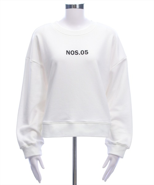 clear（クリア）の「ロゴプリントスウェット[カジュアル 着回し抜群 大人]≪新作≫（スウェット・レディース・オフホワイト/ブラック・F）」の8枚目の写真