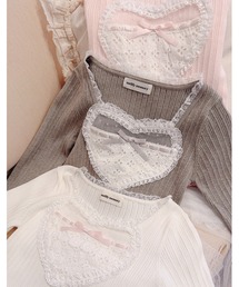 mellfy memory（メルフィーメモリー）の「My love heart tops（ニット/セーター）」