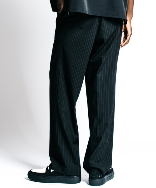 CRIMIE（クライミー）の「TAILORED TROUSERS _ PIN STRIPE EASY CARE（スラックス・メンズ・ブラック/チャコールグレー・S/M/L/XL）」の12枚目の写真