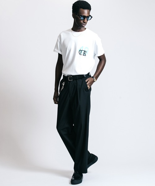 CRIMIE（クライミー）の「TAILORED TROUSERS _ PIN STRIPE EASY CARE（スラックス・メンズ・ブラック/チャコールグレー・S/M/L/XL）」の14枚目の写真