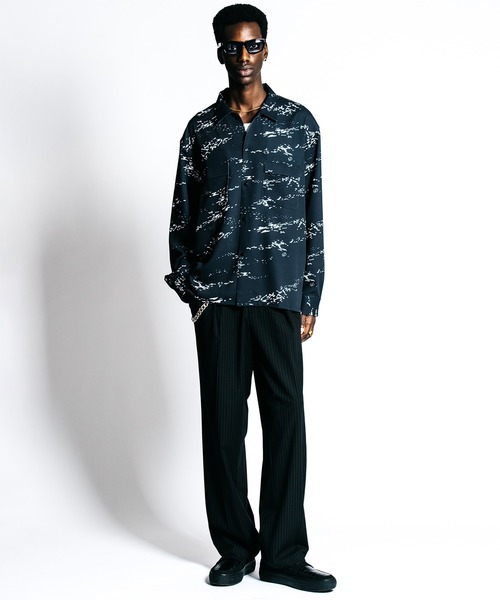 CRIMIE（クライミー）の「TAILORED TROUSERS _ PIN STRIPE EASY CARE（スラックス・メンズ・ブラック/チャコールグレー・S/M/L/XL）」の15枚目の写真