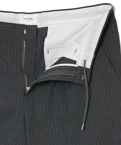 CRIMIE（クライミー）の「TAILORED TROUSERS _ PIN STRIPE EASY CARE（スラックス・メンズ・ブラック/チャコールグレー・S/M/L/XL）」の22枚目の写真