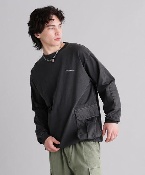 MANASTASH（マナスタッシュ）の「MANASTASH/マナスタッシュ　ARMOR L/S TOP（Tシャツ/カットソー・メンズ・ピンク/ホワイト/ブラック・M/L/S/XL）」の3枚目の写真