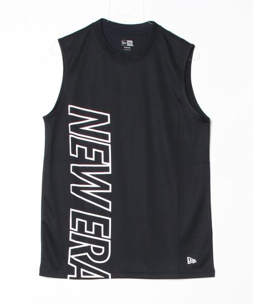 NEW ERA（ニューエラ）の「【NEW ERA】 Sleeveless Tech Tee PA SL TECH TEE VERTICAL BLK（Tシャツ/カットソー・メンズ・ブラック・MEDIUM/LARGE/X-LARGE）」の3枚目の写真