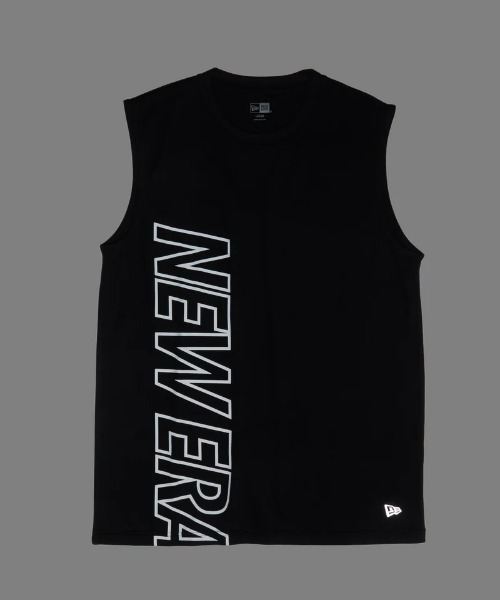 NEW ERA（ニューエラ）の「【NEW ERA】 Sleeveless Tech Tee PA SL TECH TEE VERTICAL BLK（Tシャツ/カットソー・メンズ・ブラック・MEDIUM/LARGE/X-LARGE）」の2枚目の写真
