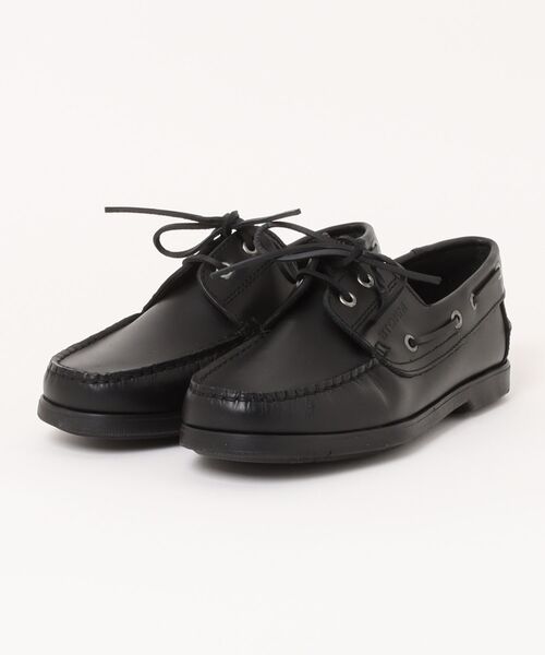 def/focus tokyo(デフフォーカストーキョー)の「STORM/ストーム 本革デッキシューズ【104E】(モカシン/デッキシューズ・メンズ・ブラック/ライトブラウン/ブラウン・44/41/45/43/40)」の2枚目の写真