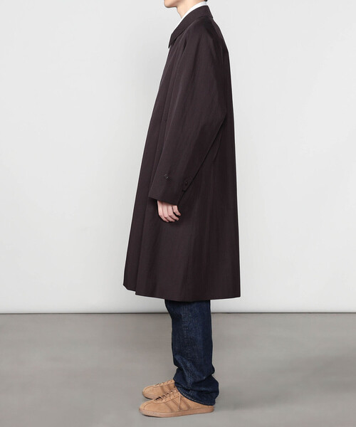 Kaptain Sunshine(キャプテン サンシャイン)の「KAPTAIN SUNSHINE | コットンナイロン ウォーカーコート MEN(ステンカラーコート・メンズ・ブラック/ブラウン・5/4)」の13枚目の写真