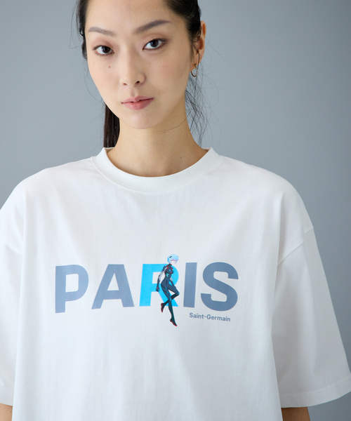 PARIS SAINT-GERMAIN(パリサンジェルマン)の「《限定復刻》【EVA*PSG】 JP REI TEE(Tシャツ/カットソー・メンズ・ブラック/ホワイト・SMALL/MEDIUM/X-LARGE/LARGE)」の4枚目の写真