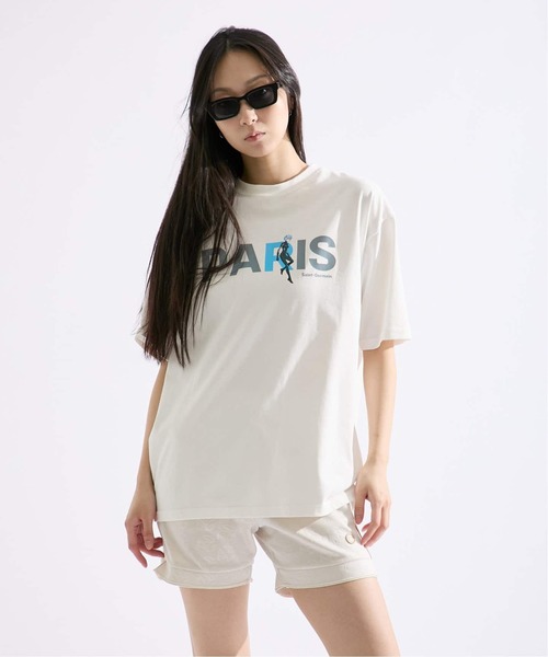 PARIS SAINT-GERMAIN（パリサンジェルマン）の「《ZOZO TOWN限定》【EVA*PSG】 JP REI TEE（Tシャツ/カットソー・メンズ・ブラック/ホワイト・SMALL/MEDIUM/X-LARGE/LARGE）」の6枚目の写真