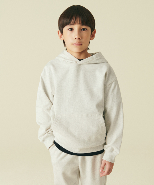 Oversize fur hooded parka sweat shirt [autumn/mild] — оверсайз парка с меховым капюшоном