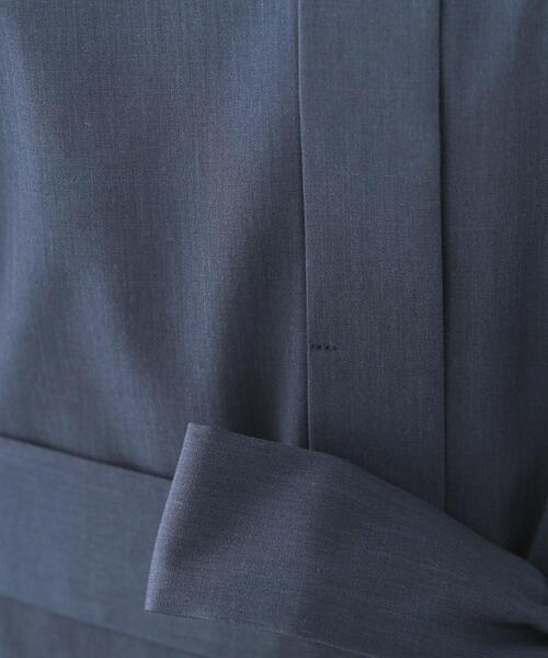 UNTITLED（アンタイトル）の「シャンブレーシャツワンピース（ワンピース・レディース・カーキ/ネイビー・01/04/03/02/50/48/44/00）」の14枚目の写真