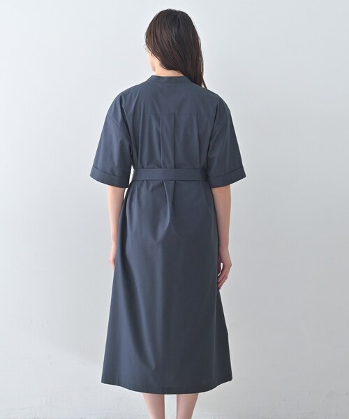 UNTITLED（アンタイトル）の「シャンブレーシャツワンピース（ワンピース・レディース・カーキ/ネイビー・01/04/03/02/50/48/44/00）」の16枚目の写真