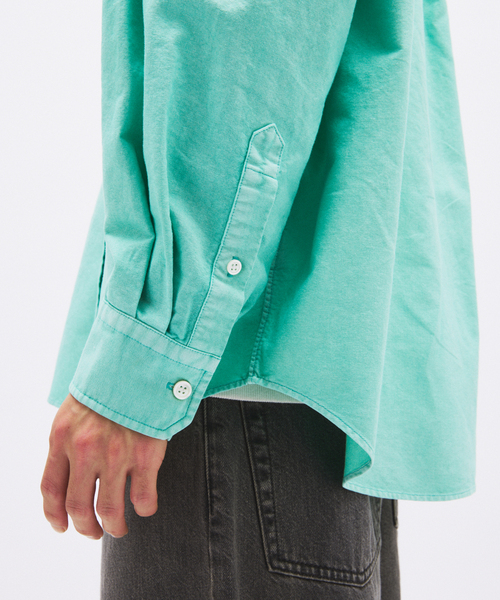 JOURNAL STANDARD(ジャーナルスタンダード)の「USA コットン オックスフォード オーバー フィット シャツ(シャツ/ブラウス・メンズ・マスタード/ホワイト/ブルー系その他・LARGE/MEDIUM)」の15枚目の写真