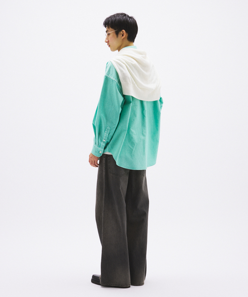 JOURNAL STANDARD(ジャーナルスタンダード)の「USA コットン オックスフォード オーバー フィット シャツ(シャツ/ブラウス・メンズ・マスタード/ホワイト/ブルー系その他・LARGE/MEDIUM)」の14枚目の写真