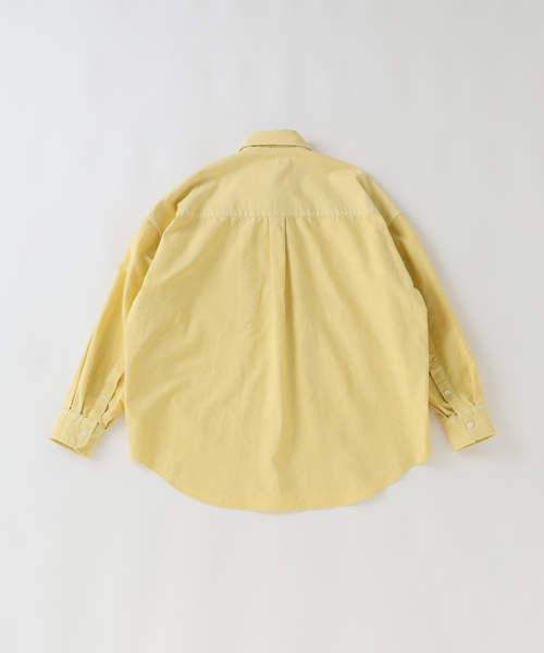 JOURNAL STANDARD(ジャーナルスタンダード)の「USA コットン オックスフォード オーバー フィット シャツ(シャツ/ブラウス・メンズ・マスタード/ホワイト/ブルー系その他・LARGE/MEDIUM)」の8枚目の写真