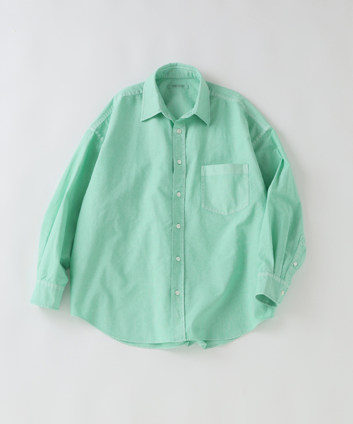 JOURNAL STANDARD(ジャーナルスタンダード)の「USA コットン オックスフォード オーバー フィット シャツ(シャツ/ブラウス・メンズ・マスタード/ホワイト/ブルー系その他・LARGE/MEDIUM)」の5枚目の写真