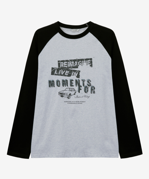 MINDBRIDGE(マインドブリッジ)の「ラグランオーバーサイズ長袖Tシャツ - 2カラー(Tシャツ/カットソー・メンズ・ネイビー/グレー・100/95/105)」の11枚目の写真