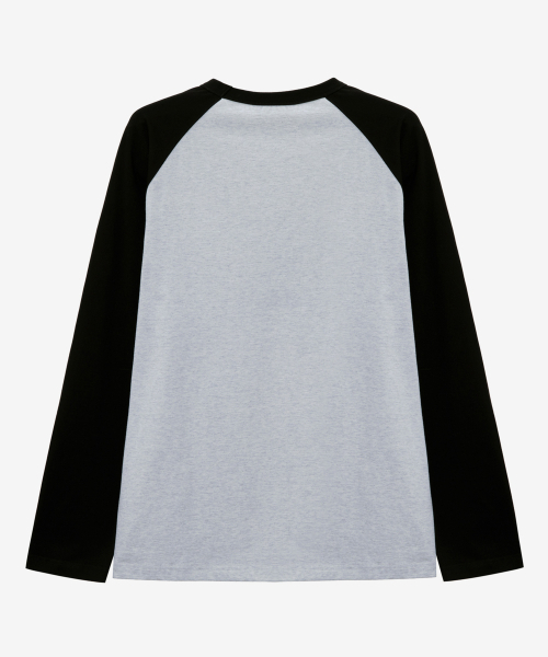 MINDBRIDGE(マインドブリッジ)の「ラグランオーバーサイズ長袖Tシャツ - 2カラー(Tシャツ/カットソー・メンズ・ネイビー/グレー・100/95/105)」の12枚目の写真