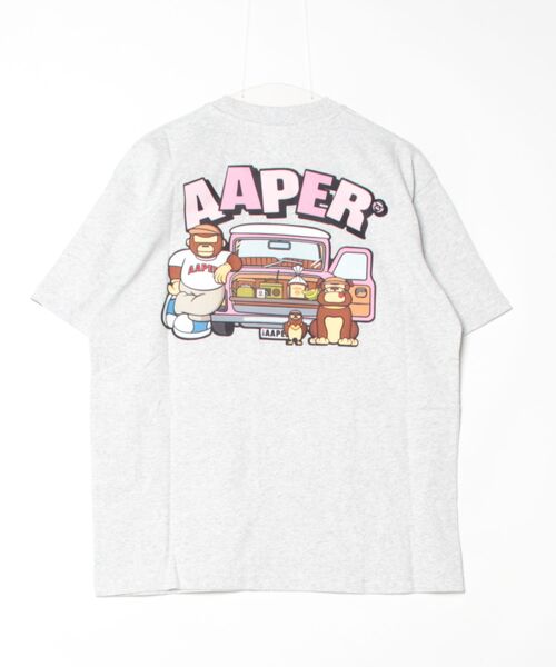 AAPE BY A BATHING APE（エーエイプバイアベイシングエイプ）の「AAPER "DRIVING AAPER 2" TEE（Tシャツ/カットソー・メンズ・オフホワイト・X-LARGE/SMALL/MEDIUM/LARGE）」の6枚目の写真