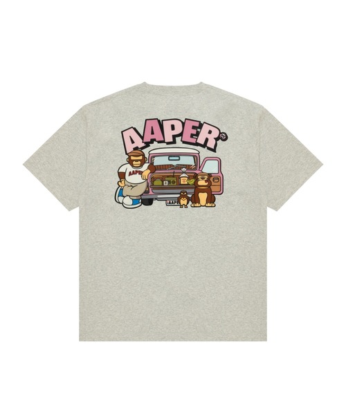 AAPE BY A BATHING APE（エーエイプバイアベイシングエイプ）の「AAPER "DRIVING AAPER 2" TEE（Tシャツ/カットソー・メンズ・オフホワイト・X-LARGE/SMALL/MEDIUM/LARGE）」の2枚目の写真