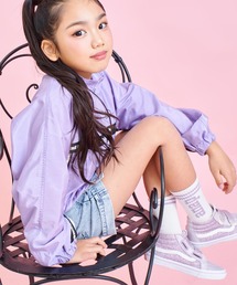ANAP kids（アナップキッズ）の「配色クロップドシャカブルゾン（ブルゾン）」