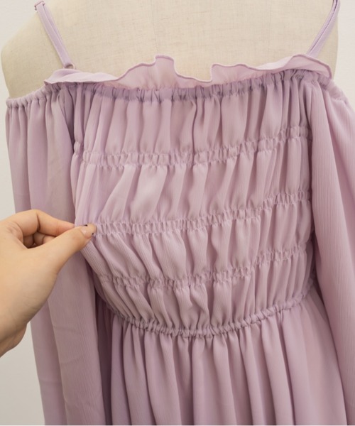 CLETTE(クレット)の「CLETTEオリジナル2WAYネックフリルブラウス(シャツ/ブラウス・レディース・ピンク/アイボリー/ブルー・3L/LL/4L)」の20枚目の写真