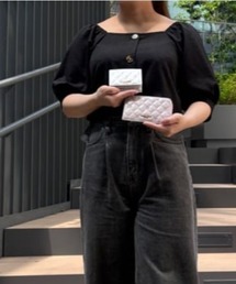 Samantha Thavasa Petit Choice | リボンキルト ミニ財布(財布)