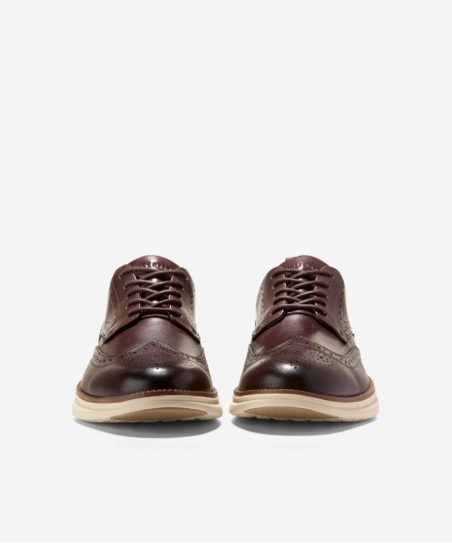COLE HAAN（コールハーン）の「グランド ハリオン ウィングチップ オックスフォード mens（ドレスシューズ・メンズ・ブラウン・8/9/9.5/7/7.5/8.5/10/10.5/11）」の3枚目の写真