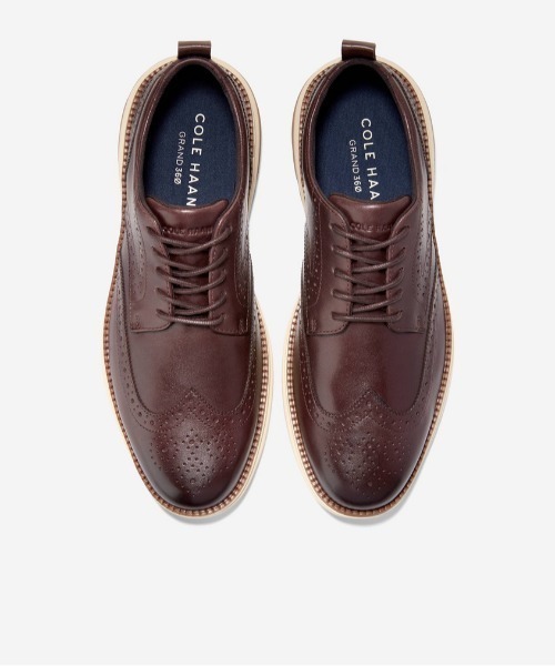 COLE HAAN（コールハーン）の「グランド ハリオン ウィングチップ オックスフォード mens（ドレスシューズ・メンズ・ブラウン・8/9/9.5/7/7.5/8.5/10/10.5/11）」の5枚目の写真
