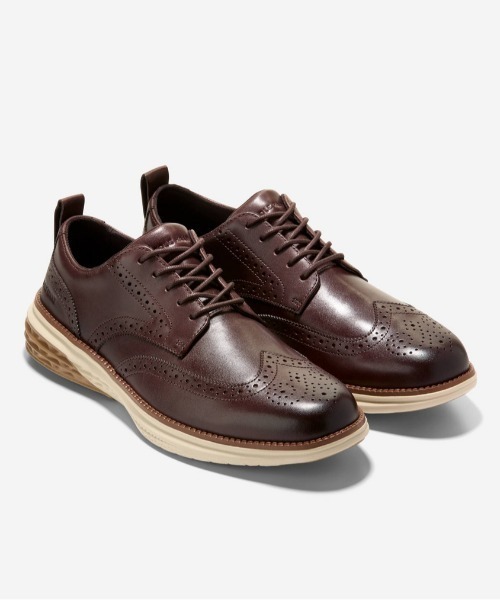 COLE HAAN（コールハーン）の「グランド ハリオン ウィングチップ オックスフォード mens（ドレスシューズ・メンズ・ブラウン・8/9/9.5/7/7.5/8.5/10/10.5/11）」の2枚目の写真