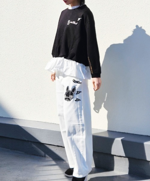 CRYSTAL BALL（クリスタルボール）の「ヒッピーベイカーパンツ（その他パンツ・レディース・ホワイト・FREE）」の9枚目の写真