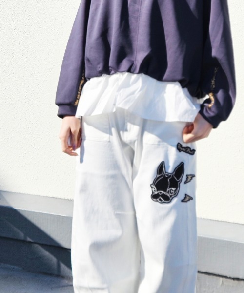 CRYSTAL BALL（クリスタルボール）の「ヒッピーベイカーパンツ（その他パンツ・レディース・ホワイト・FREE）」の2枚目の写真