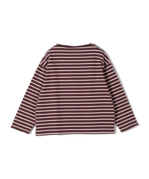 SAINT JAMES(セントジェームス)の「【SHIPS一部別注】SAINT JAMES:〈洗濯機可能〉OUESSANT LOOSE(Tシャツ/カットソー・レディース・ライトグレー/レッド/ワイン/ライトブルー・3)」の4枚目の写真