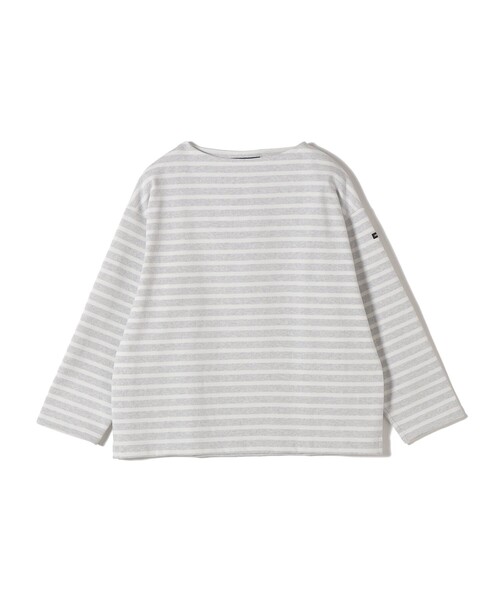 SAINT JAMES(セントジェームス)の「【SHIPS一部別注】SAINT JAMES:〈洗濯機可能〉OUESSANT LOOSE(Tシャツ/カットソー・レディース・ライトグレー/レッド/ワイン/ライトブルー・3)」の1枚目の写真