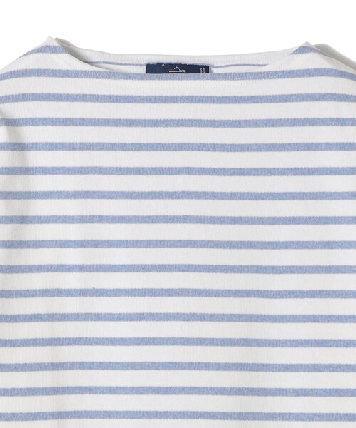 SAINT JAMES(セントジェームス)の「【SHIPS一部別注】SAINT JAMES:〈洗濯機可能〉OUESSANT LOOSE(Tシャツ/カットソー・レディース・ライトグレー/レッド/ワイン/ライトブルー・3)」の9枚目の写真