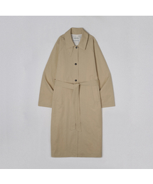 Balmaccan belted long trench coat [FRSP05CT01]_Beige