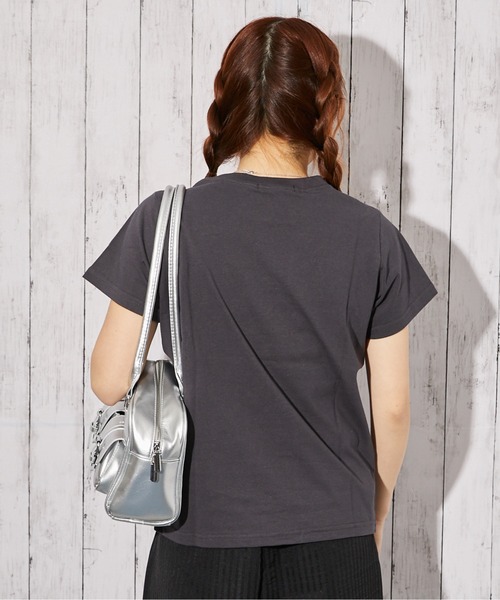 GORGE(ゴージ)の「フロッキーロゴデザインTシャツ/春夏/全3色(Tシャツ/カットソー・レディース・オフホワイト/チャコール/オートミール・F)」の12枚目の写真