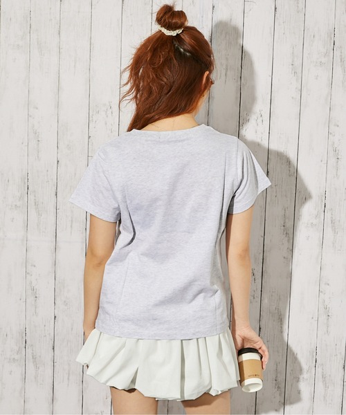 GORGE(ゴージ)の「フロッキーロゴデザインTシャツ/春夏/全3色(Tシャツ/カットソー・レディース・オフホワイト/チャコール/オートミール・F)」の16枚目の写真