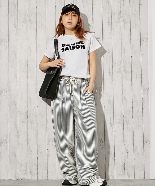 GORGE(ゴージ)の「フロッキーロゴデザインTシャツ/春夏/全3色(Tシャツ/カットソー・レディース・オフホワイト/チャコール/オートミール・F)」の17枚目の写真