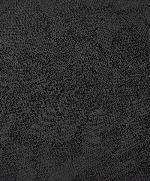 VIS（ビス）の「メッシュジャカードニットプルオーバー/イージーケア（ニット/セーター・レディース・チャコールグレー/オフホワイト/サックスブルー・FREE）」の10枚目の写真